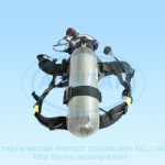 Positive pressure air respirator bottle