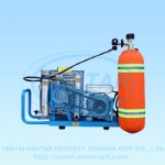 Filling pump for Positive pressure air respirator bottle