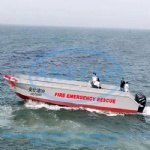 Aluminum alloy fast rescue boat