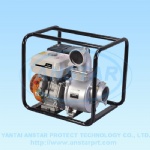 Portable gasoline engine water pump