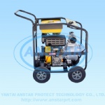 Portable gasoline engine water pump