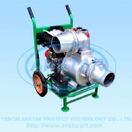 Portable gasoline engine water pump